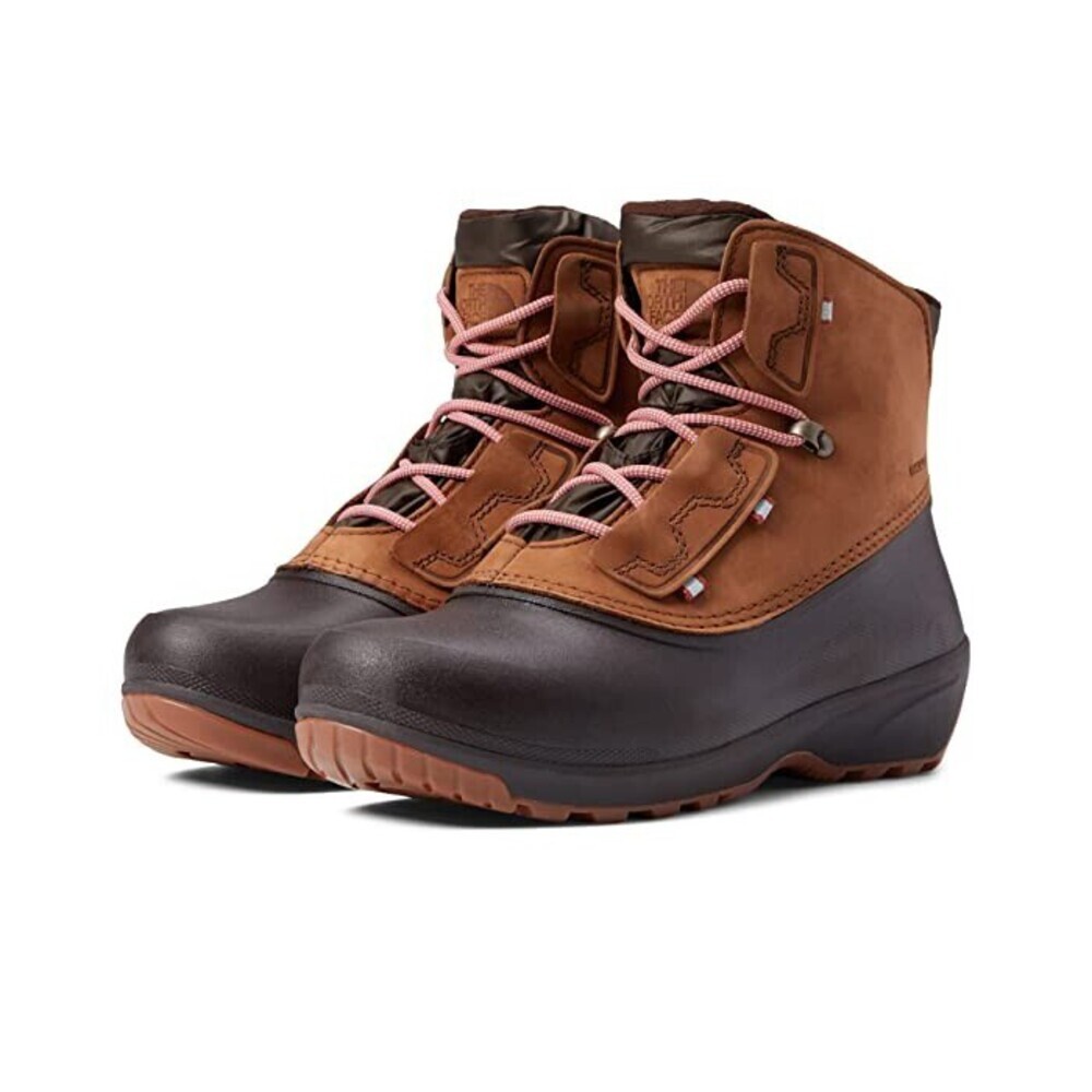 The North Face Shellista IV Shorty Boots Women's US 7.5 Brown Waterproof GBNC378
